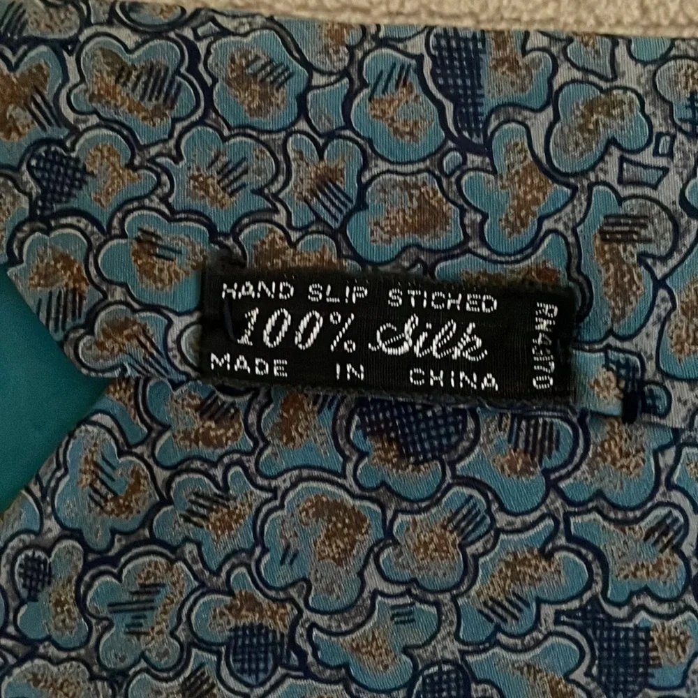 Floral Silk Tie